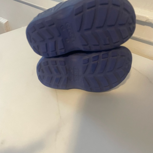 CROCS Kids Blue Rain Boots Size 7C - Picture 5 of 5